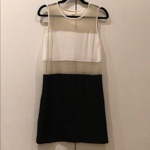 L’agence mesh shift dress